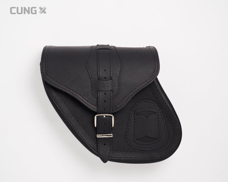 Big Boy Black │10L Side Bag for Harley │Motorcycle Storage │CungX