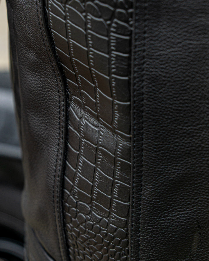 Custom Black Croc Vest