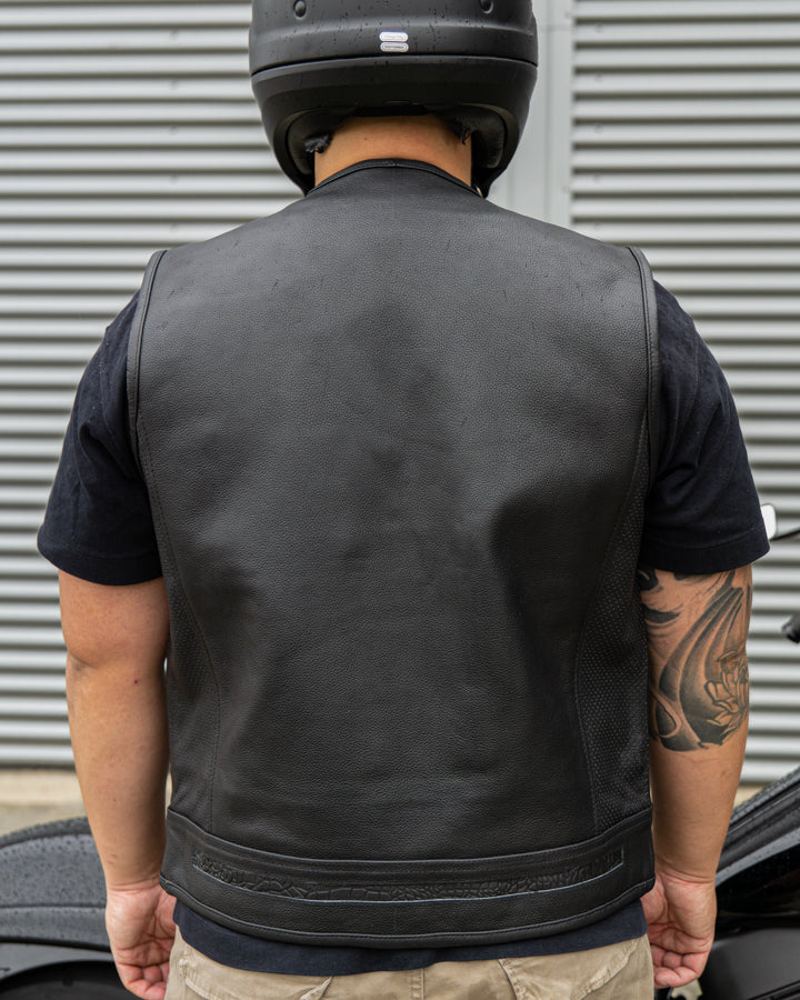 Custom Black Croc Vest