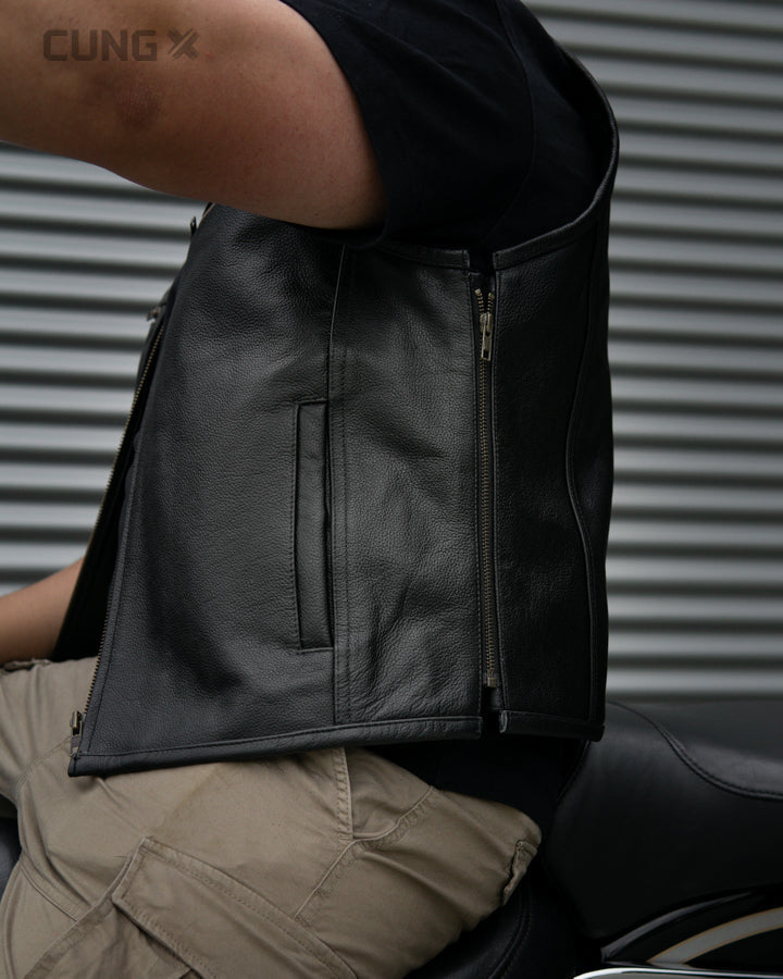 Commando Biker Vest Veste