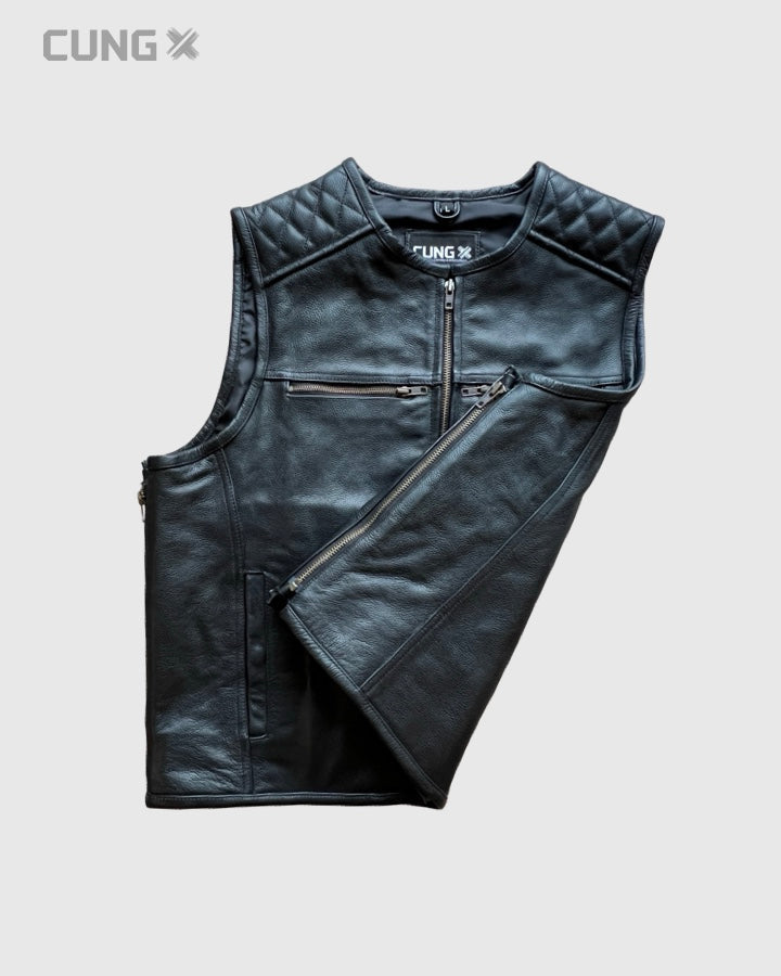 Commando Biker Vest Veste