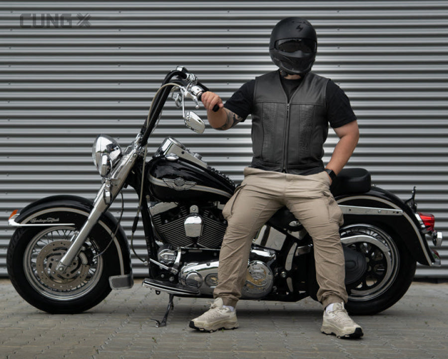 Custom Black Croc Vest Veste