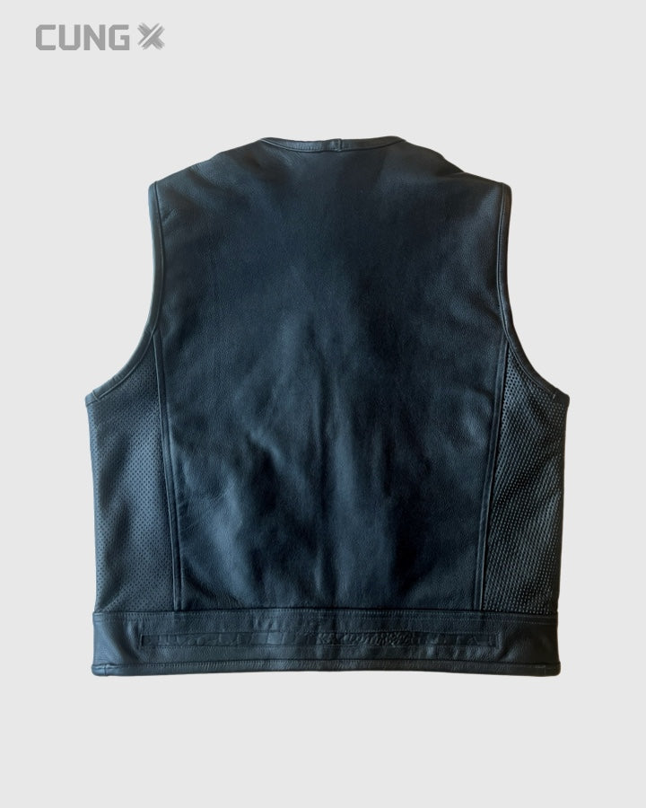 Custom Black Croc Vest Veste