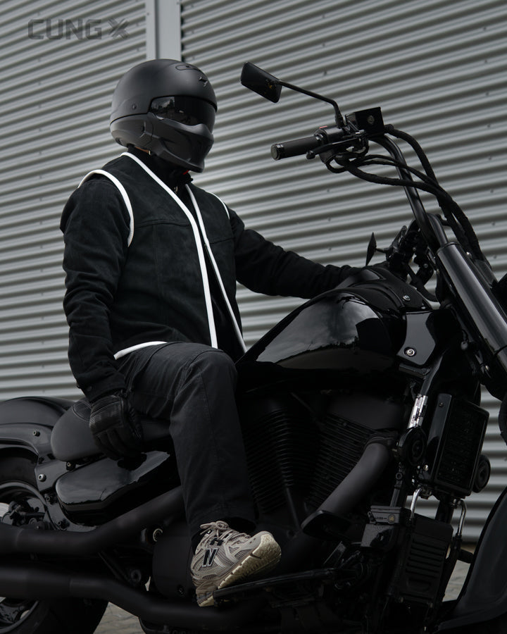Supreme Nubuck Vest │ Nubuck Leather Vest │ Motorcycle Leather